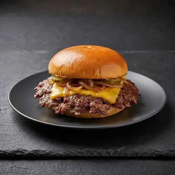 Classic Smash Burger – Serviervorschlag
